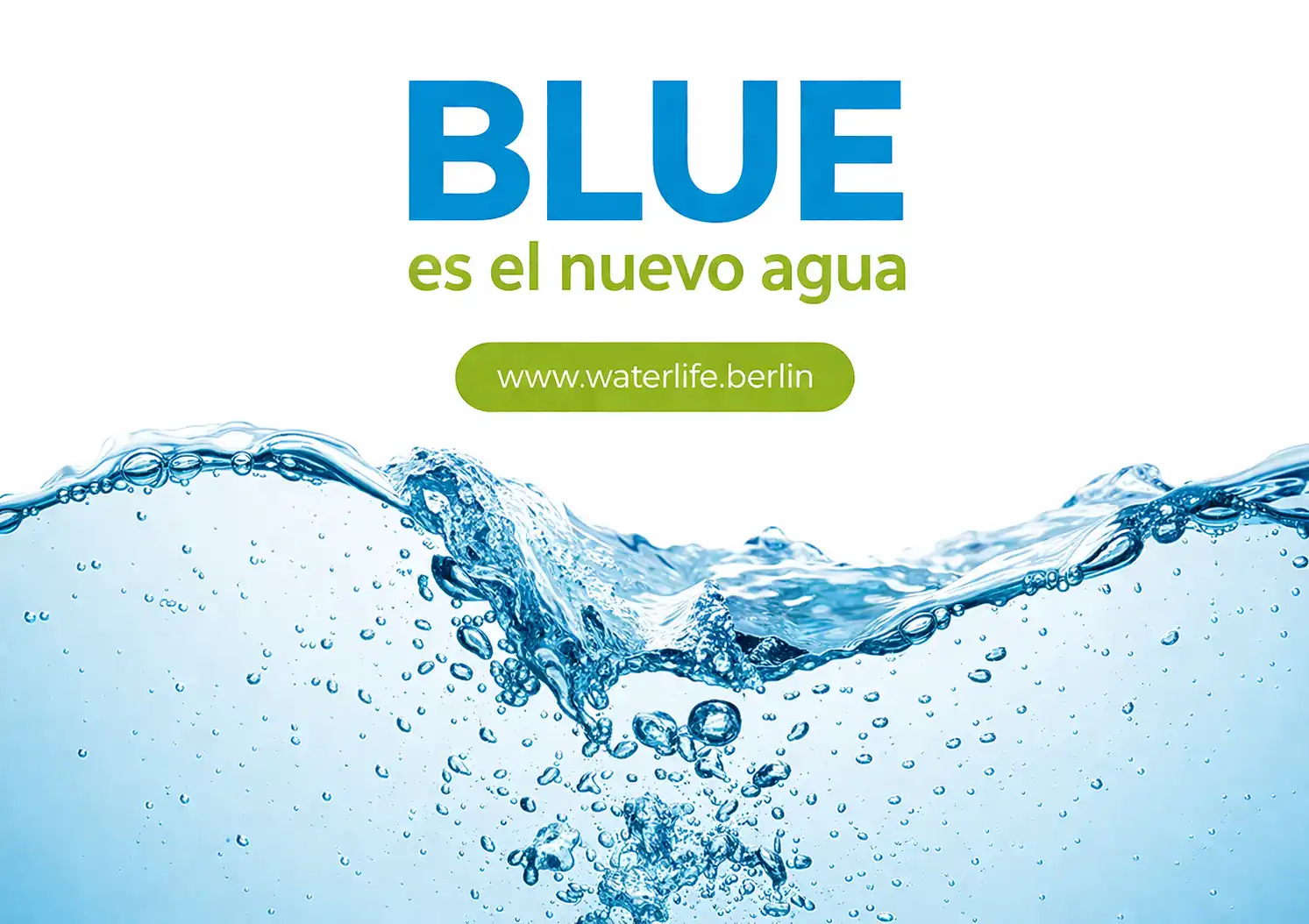 Agua con gas, fría y con hielo al instante para la terraza y la piscina en Mallorca